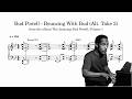 Bud Powell - Bouncing With Bud [Alt 2] (The Amazing Bud Powell Vol 1, 1949) - Piano Transcription