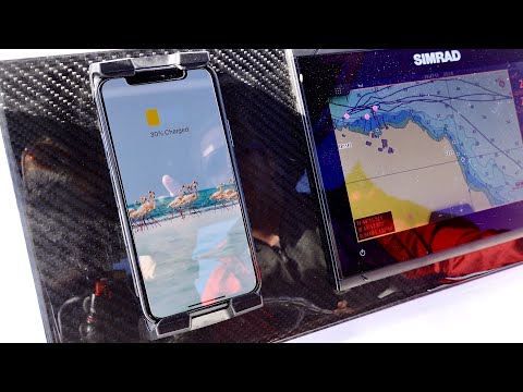 the PERFECT solution for a Phone Charger on a Boat? Scanstrut wireless waterproof phone charger