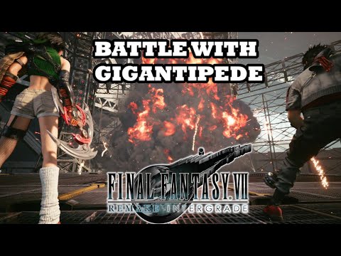 Gigantipede Boss Fight | Final Fantasy 7 Remake Intergrade | Easy Battle Guide/Tips.