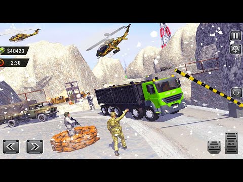 US Army Cargo Transport Truck Driving Simulator - Offroad Army Cargo Simulator - Android Gameplay