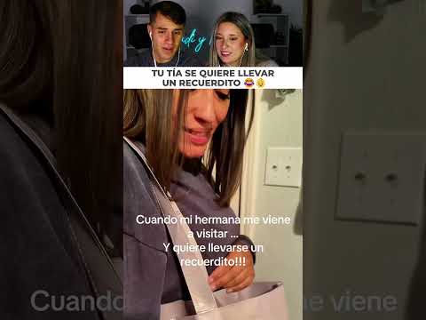 Tu tía no se quiere despedir y te mete en la bolsa como recuerdo