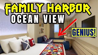 Family Harbor Ocean View Cabin Tour | Carnival Celebration
