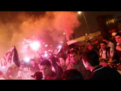 "Juventud rosada banderazo 27/07/15" Barra: Barra Popular Juventud Rosada &bull; Club: Sport Boys