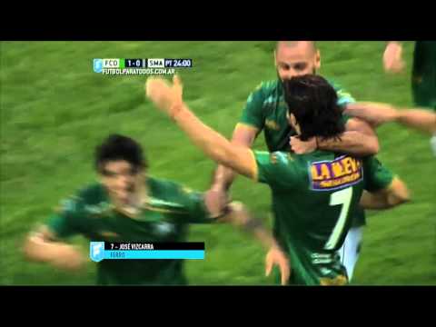 Gol de Vizcarra. Ferro 1 - Santamarina 0. Fecha 27. Primera B Nacional 2015. FPT: