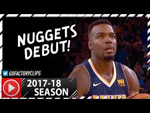 Paul Millsap Full PS Highlights vs Warriors (2017.09.30) - 22 Pts, 11 Reb, Nuggets Debut!