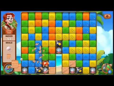 Lost Island Blast Adventure Level 249 - NO BOOSTERS 🏝️ | SKILLGAMING ✔️