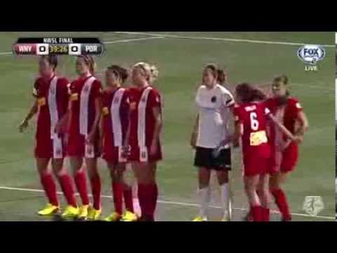 Crazy, Ronaldo female! Tobin Heath's free kick Goal from 40m distance ~ Portland Thorns vs WNYF