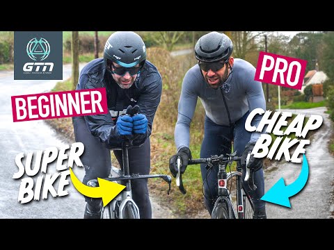 Cheap Bike Pro Rider Vs Super Bike Amateur Triathlete!
