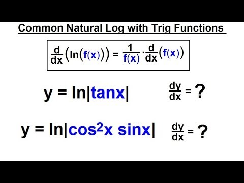 Calculus 1 Ch 5 1 Derivative of e x and lnx 1 of 24 Rules of Logarithms and Exponents