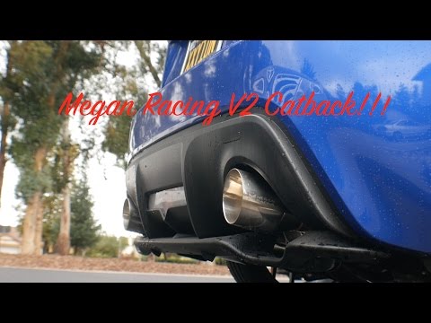 Megan Racing V2 Catback Exhaust - Review and carshoot! Subaru BRZ