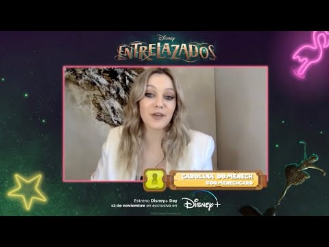 Caro Domenech, Clari Alonso y Elena Roger - Disney Entrelazados - Entrevista diverti2