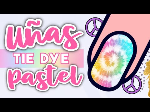 PASTEL TIE DYE NAILS · 3 WAYS TO MAKE THEM!