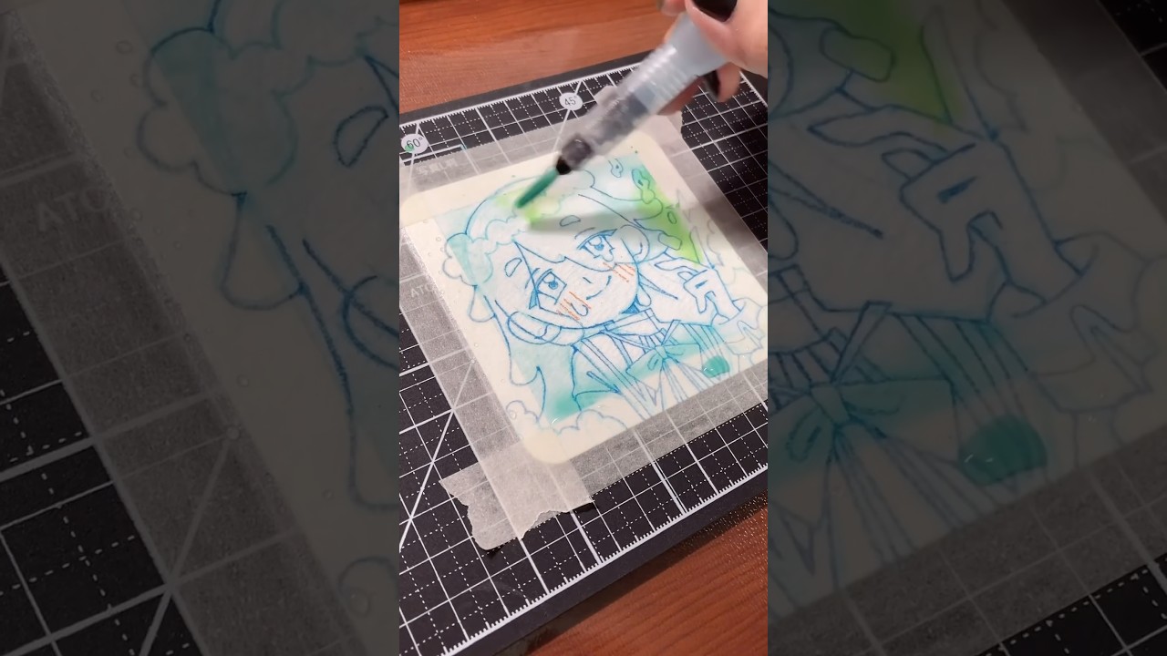 サクッとドローイングです🌊