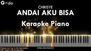 Download lagu Andai Aku bisa G=do (Remembering Chrisye) | Karaoke Piano mp3