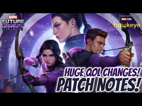 [MFF] Disney+ Hawkeye Update Patch Notes! Huge QOL Changes! Amazing Uniforms! Marvel Future Fight