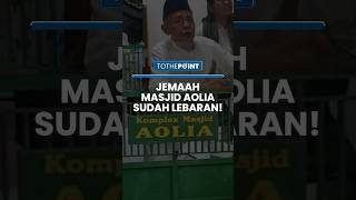 Jemaah Masjid Aolia Gunungkidul Sudah Lebaran, Warga Berbondong Salat Eid