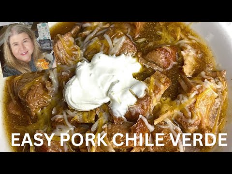 Melt In Your Mouth Slow Cooker Pork Chile Verde
