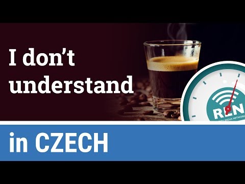 How to say "I don't understand" in Czech - One Minute Czech Lesson 4