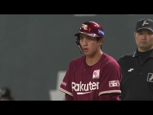 【4回表】粘り勝ち!! イーグルス・小郷 センター前に落ちるタイムリーヒットで先制!! 2020/10/8 F-E