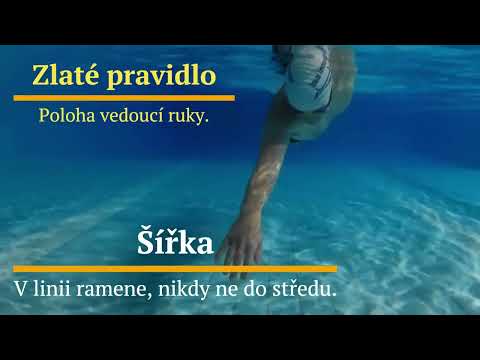 Jaká je nejlepší hydrodynamická poloha těla pro kraul a jak se jí naučit? Tzv. Bruslařská poloha.