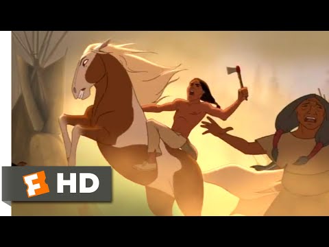 Spirit (2002) - Attack on the Lakota Scene (6/10) | Movieclips