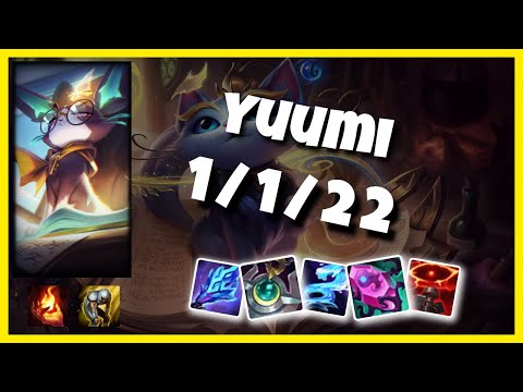 Yuumi Challenger Gameplay S11 Replay 11.4 Support (1/1/22) - TURKISH
