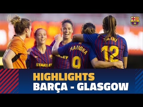 [HIGHLIGHTS] WCL: FC Barcelona – Glasgow City (5-0)