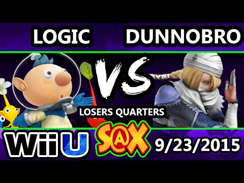 S@X 116 - DunnoBro (Sheik) Vs. VGBC | Logic (Olimar) SSB4 Losers Quarters - Smash Wii U - Smash 4