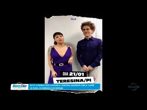 Pitty e Nando Reis chegam a Teresina amanhã com a turnê As Suas, As Minhas e As Nossas 20 01 2023