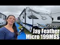 Check out this Video for a 2025 Jayco Jay Feather Micro 199MBS(Stock #T119184)  for sale by Blue Compass RV Des Moines. This unit is located in Altoona, IA