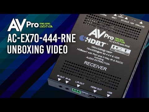 AC-EX70-444-RNE Unboxing Video - AVPro Edge
