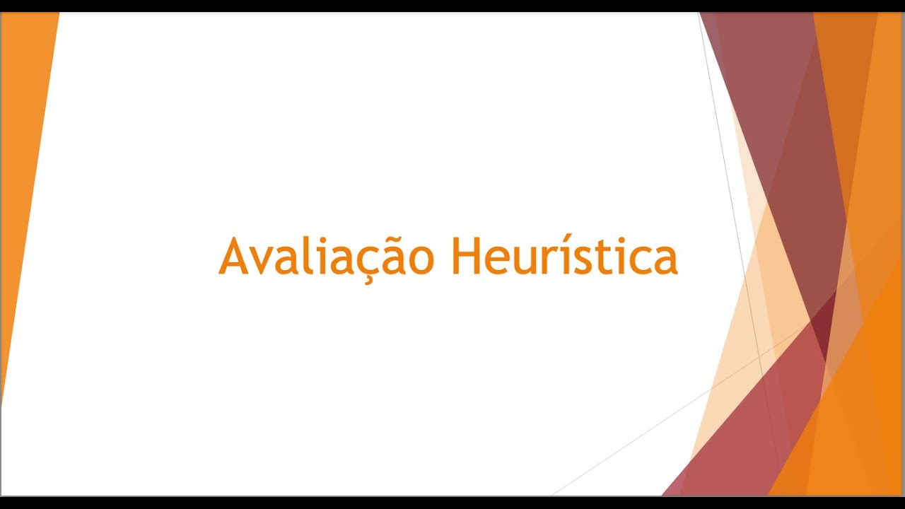 IHC - Avaliação heurística