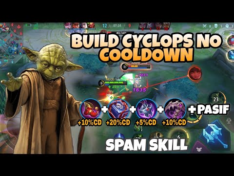 BUILD CYCLOPS PALING SAKIT 2022 - META CYCLOPS NO COOLDOWN - TUTORIAL CYCLOPS - TOP GLOBAL CYCLOPS