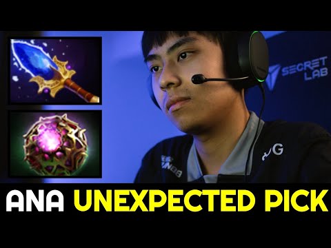 ANA Unexpected Pick Lion with Fast Scepter & Octarine Core Build Dota 2
