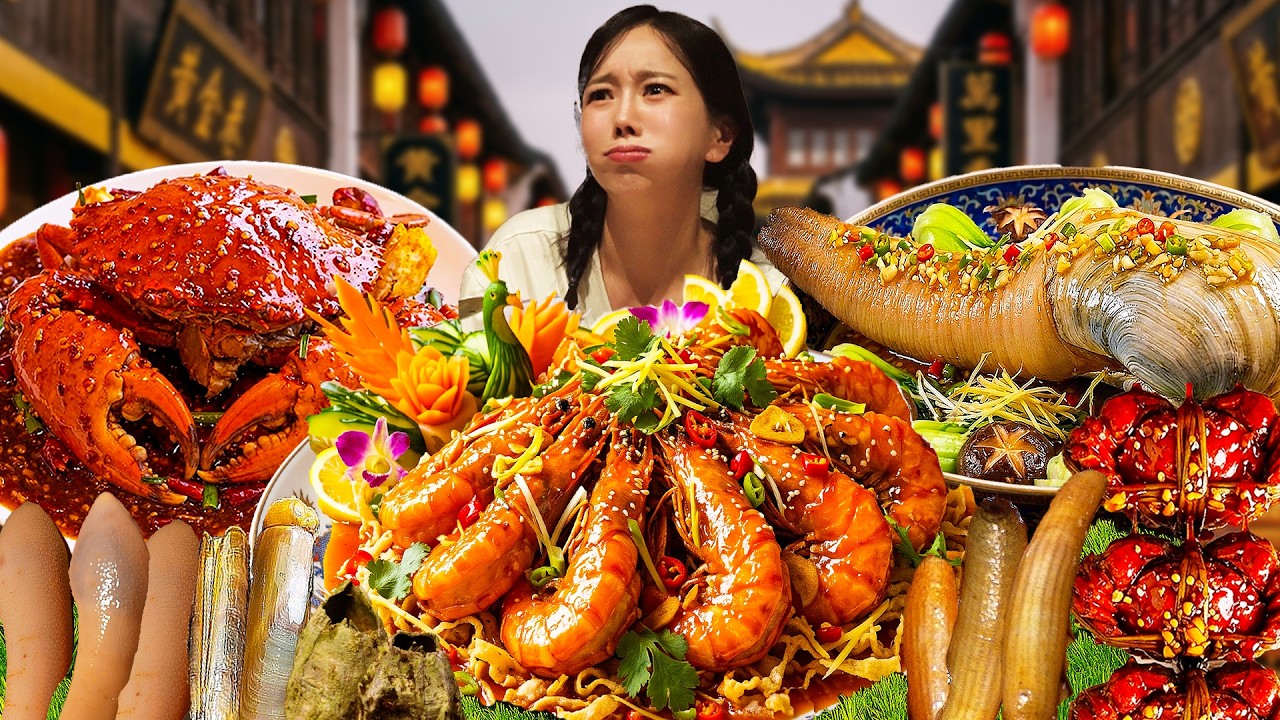 상하이 투어 최종편 🦀 진귀한 해산물 총집합 !! Tried Shanghai’s RAREST Seafood Ssoyoung ASMR