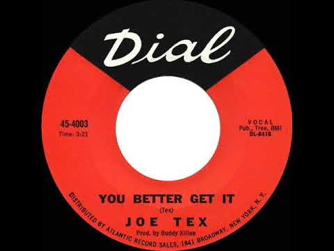 1965 HITS ARCHIVE: You Better Get It - Joe Tex