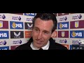 Unai Emery Post Match Interview Aston Villa vs Chelsea 2-2
