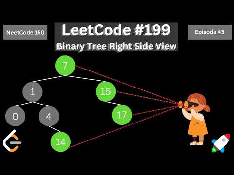 Leetcode 199 Binary Tree Right Side View Using Python Neetcode 150