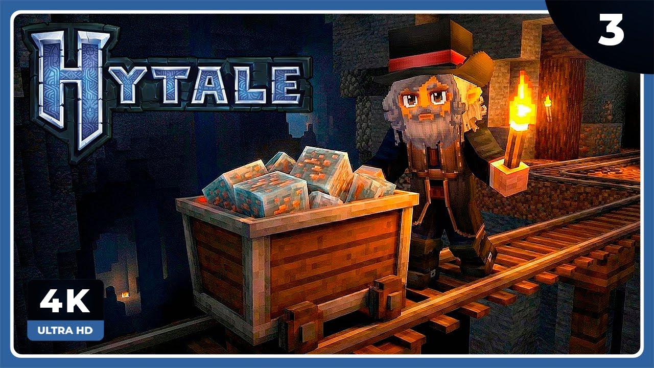 Hytale #3 | MATERIALES PARA MEJORAS | HYTALE Gameplay Español