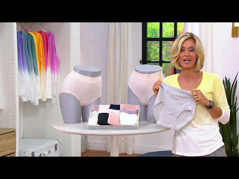 Breezies Set of 3 Modern Cotton Brief or Hi-Cut Panties on QVC