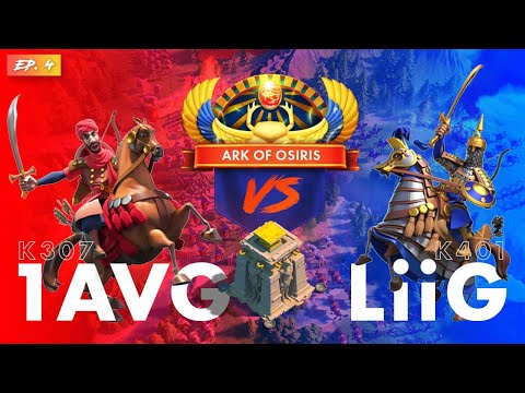 1AVG (K307) vs LiiG (K401) - Ark of Osiris - Rise of Kingdoms