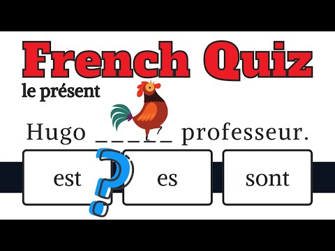 French Verb ‘ETRE’ Quiz | French Conjugation Quiz for Beginners