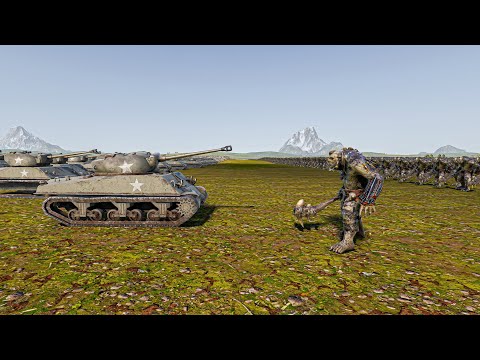 10.000 SHERMANS vs 100.000 TROLLS - Ultimate Epic Battle Simulator 2 UEBS 2