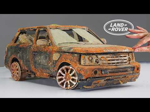 Restoration Abandoned Range Rover into 24k Gold Finish