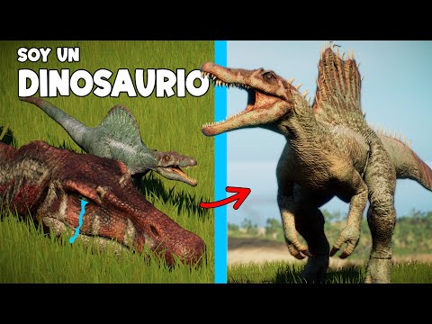 VENGANZA! LA TRISTE HISTORIA del pequeño ESPINOSAURIO de ADN Alterado Jurassic World Evolution 2