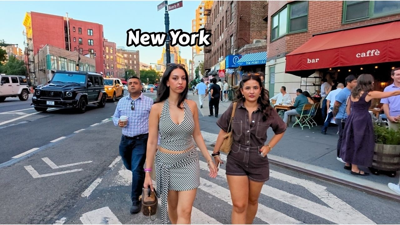 Saturday Evening In New York City Summer NYC 4k Walk Tour