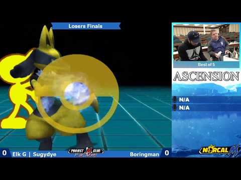 "Ascension 1/19/19" - Elk G | Sugydye (G&W) v. Boringman (Lucario/Sonic) - Losers Finals
