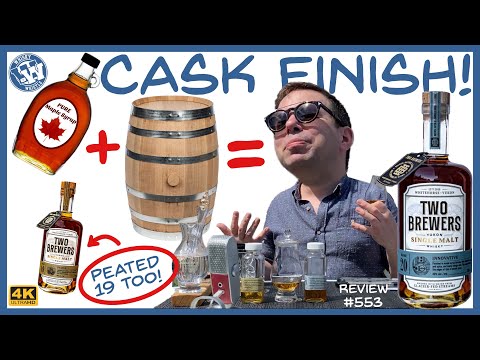 Maple Syrup Cask Single Malt? Two Brewers Release 20 and Peated Release 19 🥃 WhiskyWhistle 553