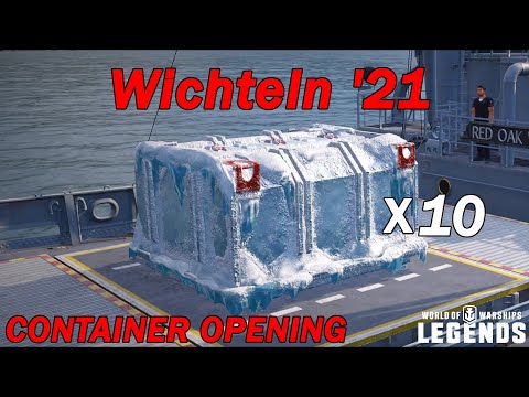 10x Wichteln '21 Container Opening - World of Warships Legends
