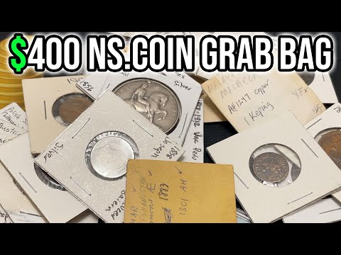 Risking It On A Big Grab Bag: $400 Silver & Rare Coin Unboxing From ns.coin